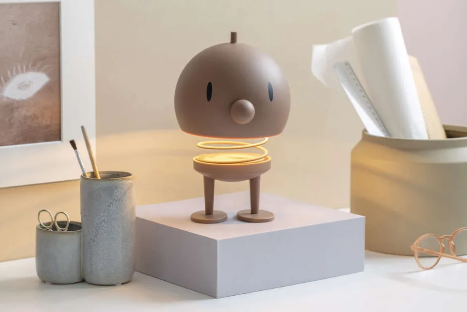 New Hoptimist Trådløs Bordlampe LED H23 cm, Choko