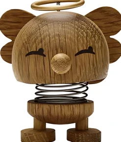 Hoptimist Stue|Træfigurer Og Figurer > Engel Bimble S, Eg