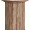 Online House Nordic Athens Hjørnebord H50 cm, Hvid/Brun