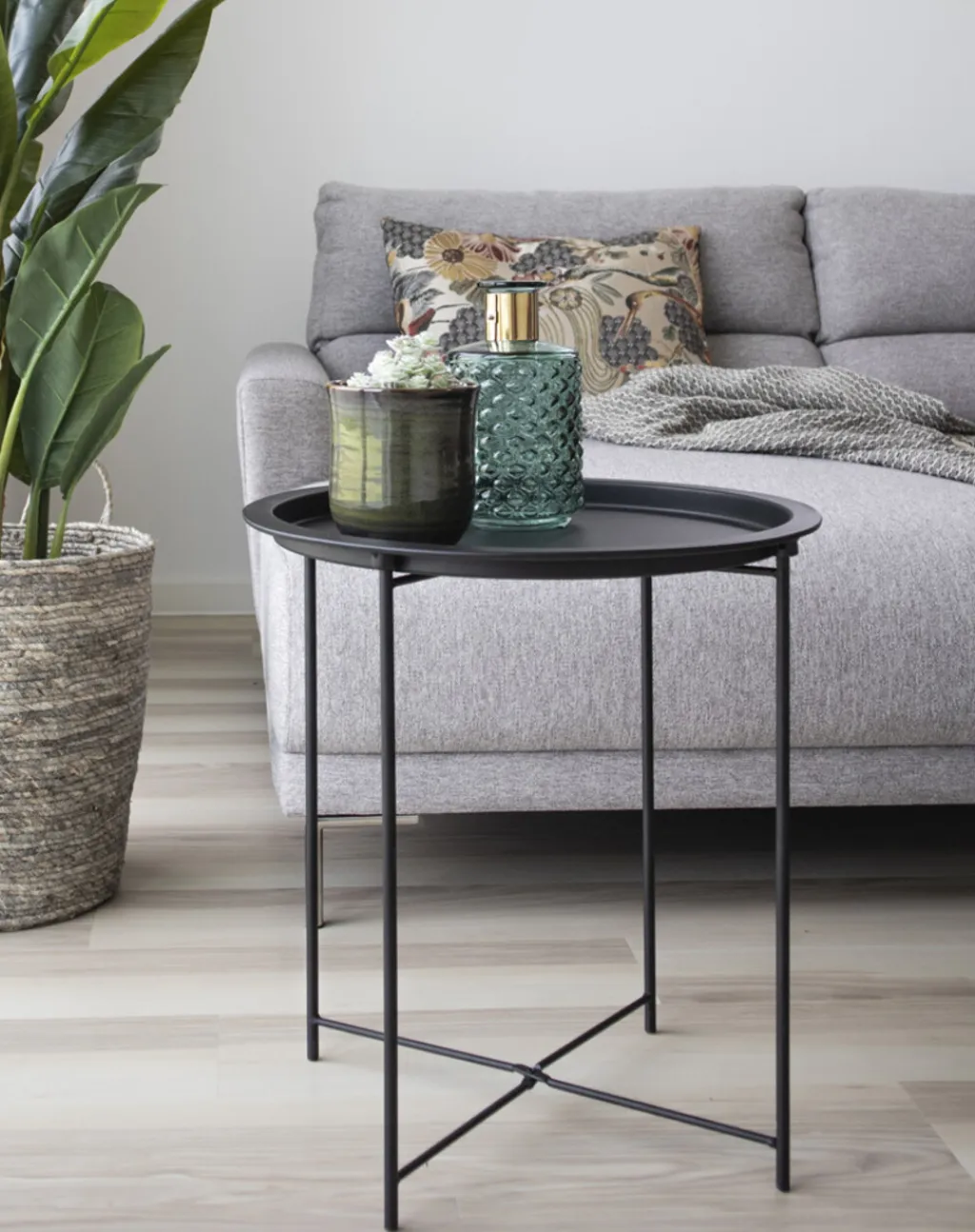 Online Bastia Hjørnebord H50 cm, Sort Borde