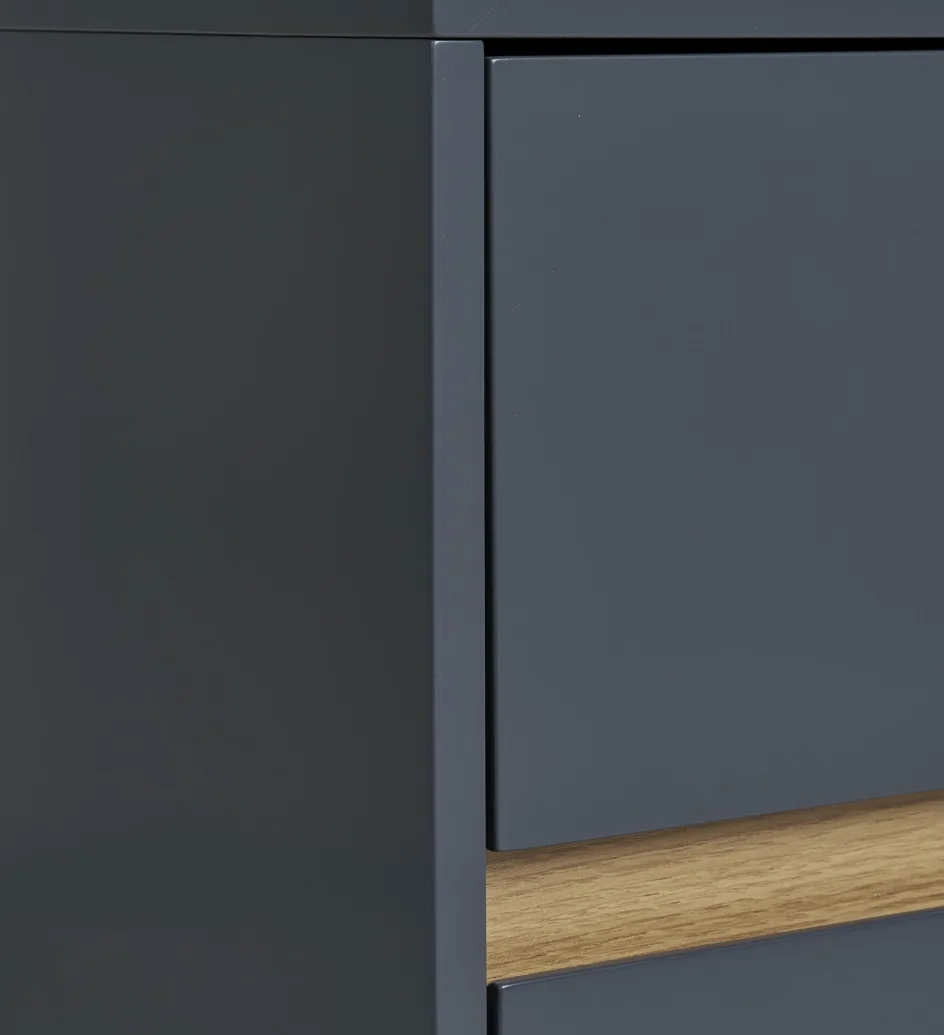 House Nordic Bisley Sidebord H55 cm, Mørkegrå