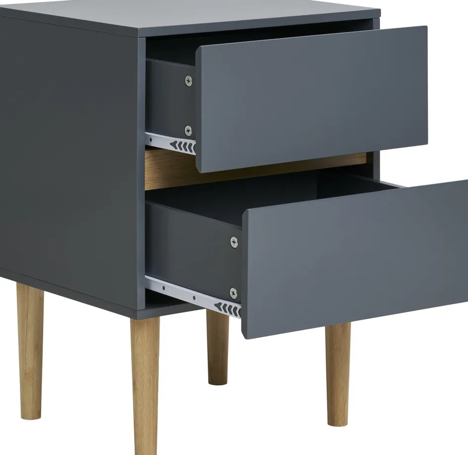 House Nordic Bisley Sidebord H55 cm, Mørkegrå