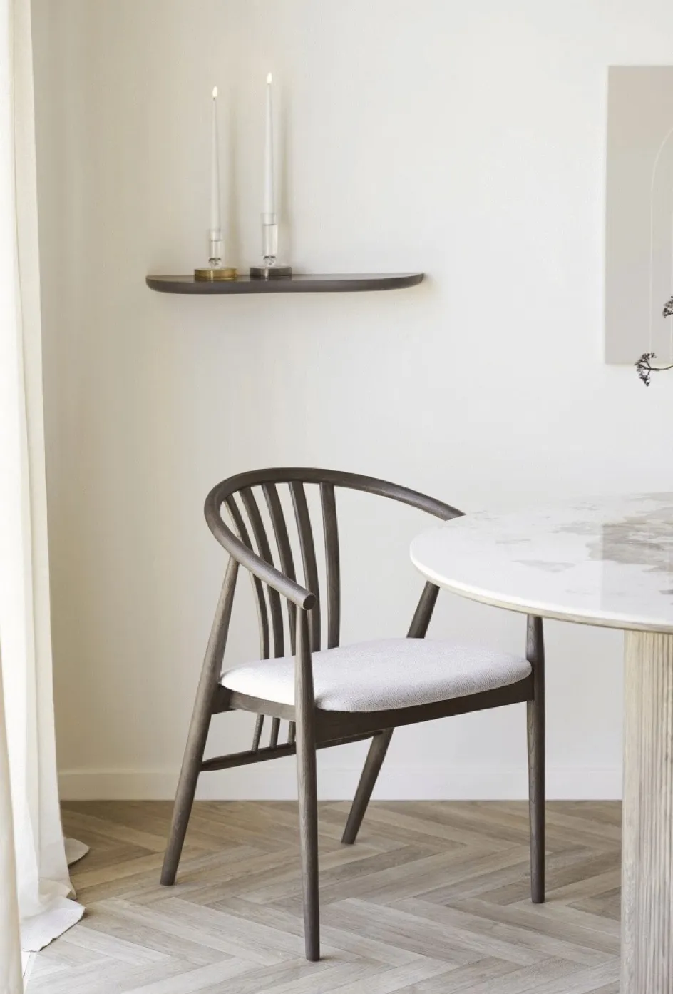 Best House Nordic Botta Væghylde 57 cm, Brun