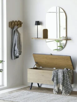 House Nordic Caltra Knagerække 40 cm, Eg