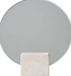 Clearance House Nordic Dekoration Bordspejl H18 cm, Beige