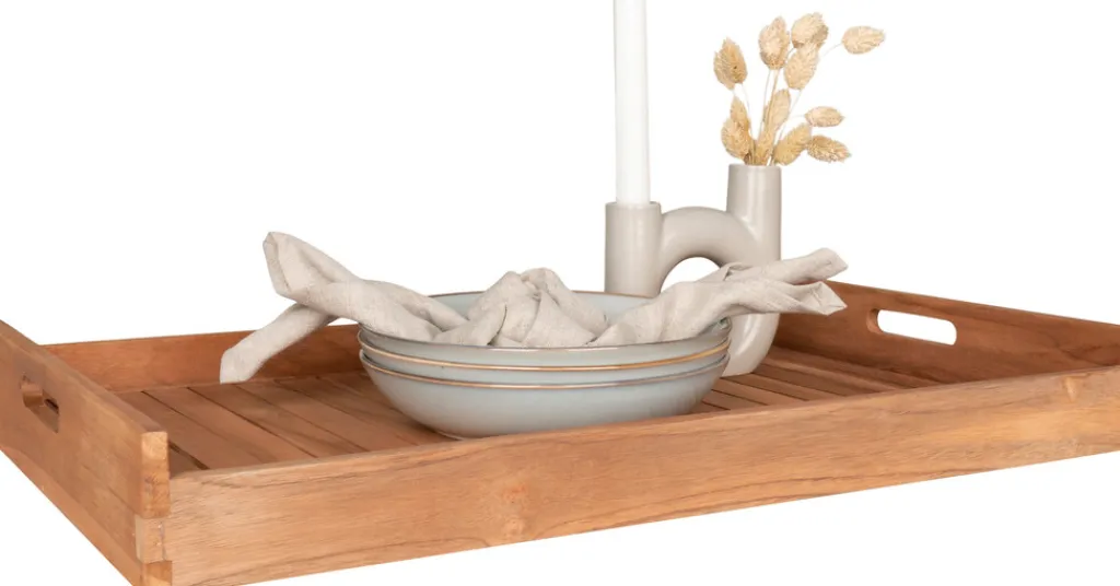 House Nordic Serveringsbakker|Stue > Faro Bakke 58x38 cm, Teaktræ