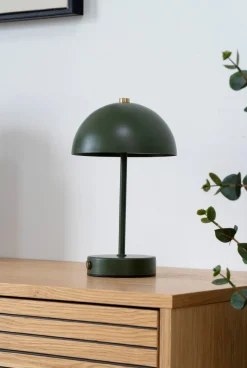 Online House Nordic Holt Trådløs Bordlampe LED H25 cm, Grøn