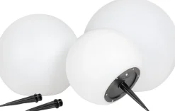 House Nordic Lamper Til Haven Og Terrassen|Bedlamper Og Havelamper > Lifton Solcelle Lampe LED 3 stk, Hvid