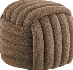 Sale House Nordic Napier Puf H43/?48 cm, Brun