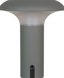 Sale Ramsey Trådløs Bordlampe LED H21 cm, Grå/Mat Lamper Til Soveværelset|Bordlamper