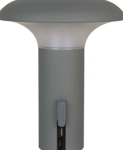 Sale Ramsey Trådløs Bordlampe LED H21 cm, Grå/Mat Lamper Til Soveværelset|Bordlamper