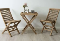 Ronda Hjørnebord H49,5 cm, Teaktræ Borde