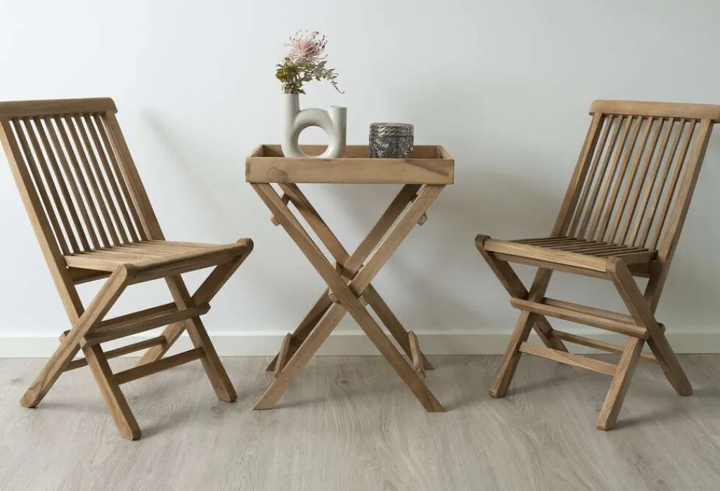 Ronda Hjørnebord H49,5 cm, Teaktræ Borde