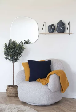 Outlet House Nordic Santos Pude 45x45 cm, Okker