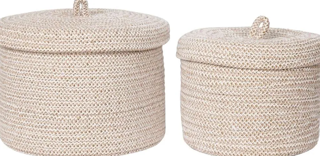 House Nordic Kurve Og Kasser > Sebal Kurve 2 stk, Beige