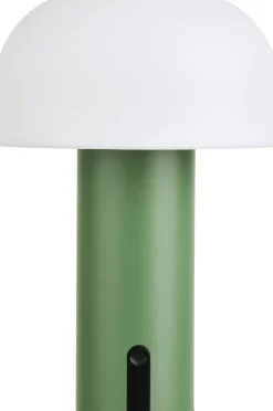 House Nordic Udendørs Bordlamper|Lamper Til Haven Og Terrassen > Soham Trådløs Bordlampe LED H22 cm, Hvid/Grøn