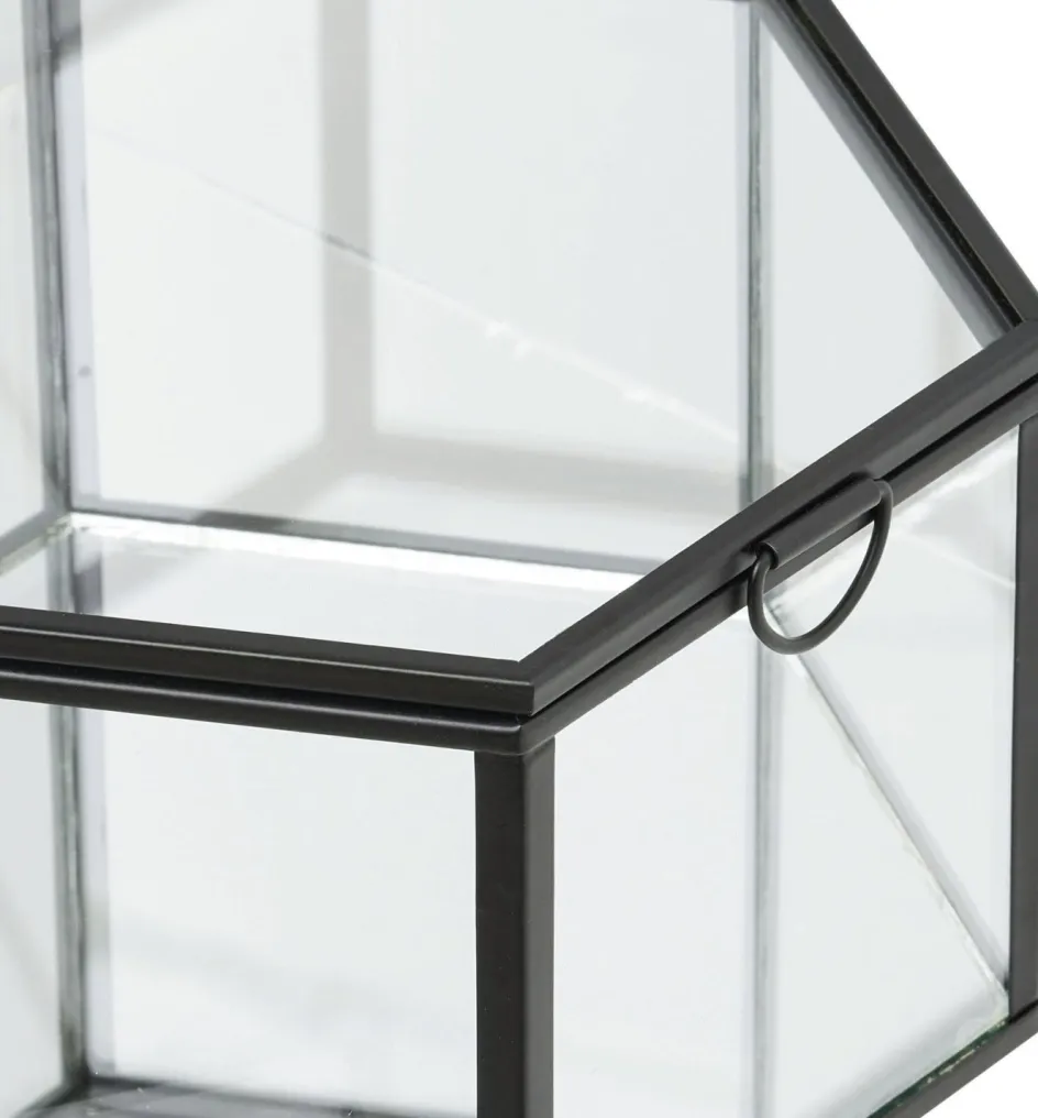 Discount House Nordic Torpe Opbevaringsboks 2 stk, Glas