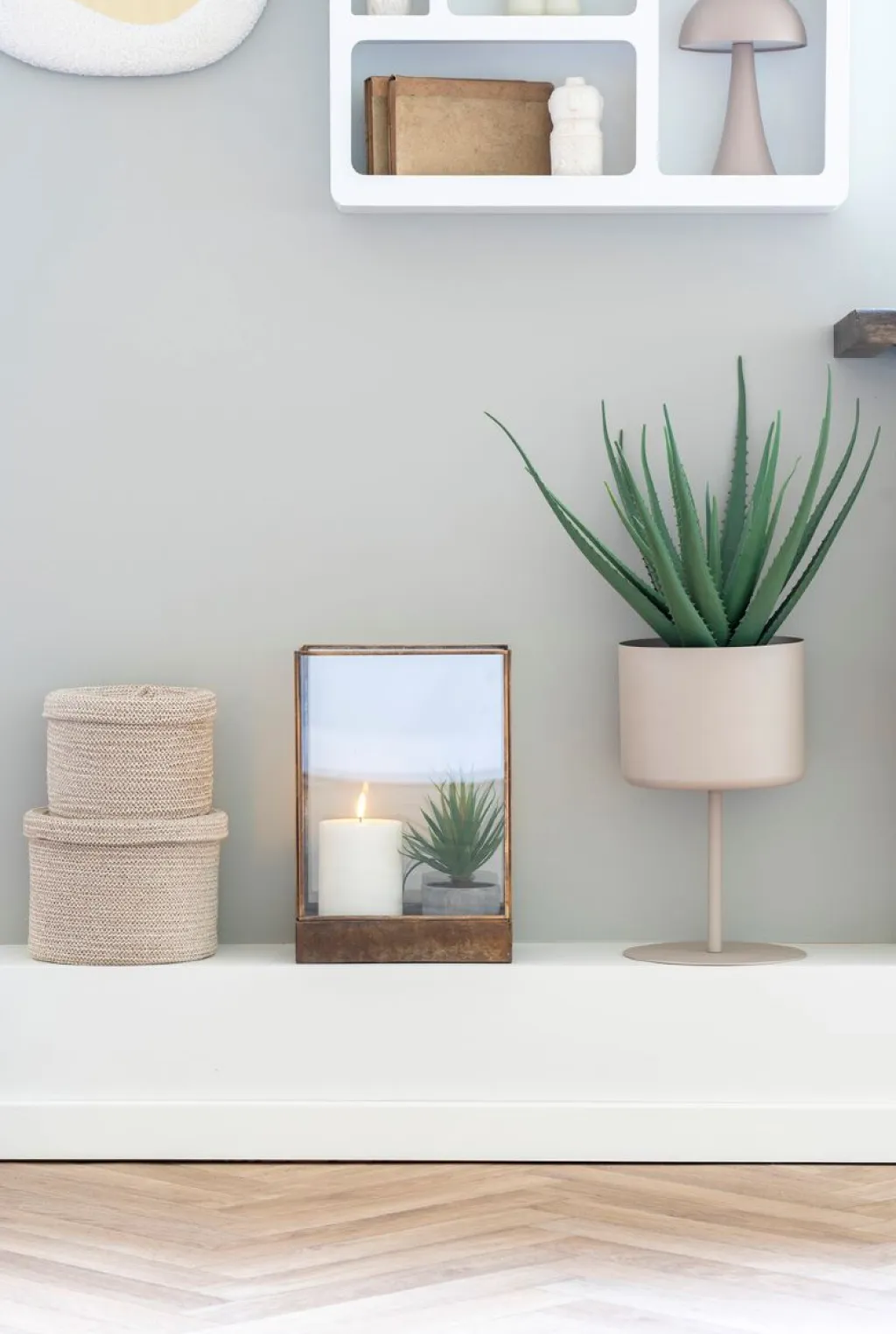 House Nordic Stue|Urtepotter Og Krukker > Trofa Planteopsats H36 cm, Sand