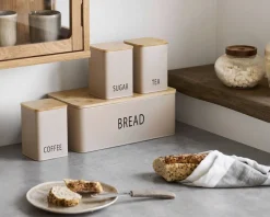 Online House Nordic Tula Opbevaringskasse 4 Dele, Beige
