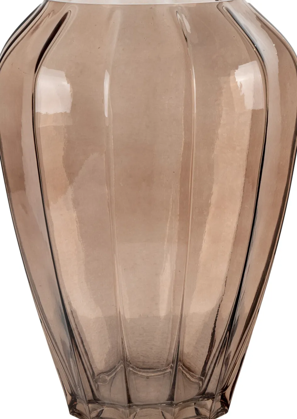 House Nordic Vase H, Brun