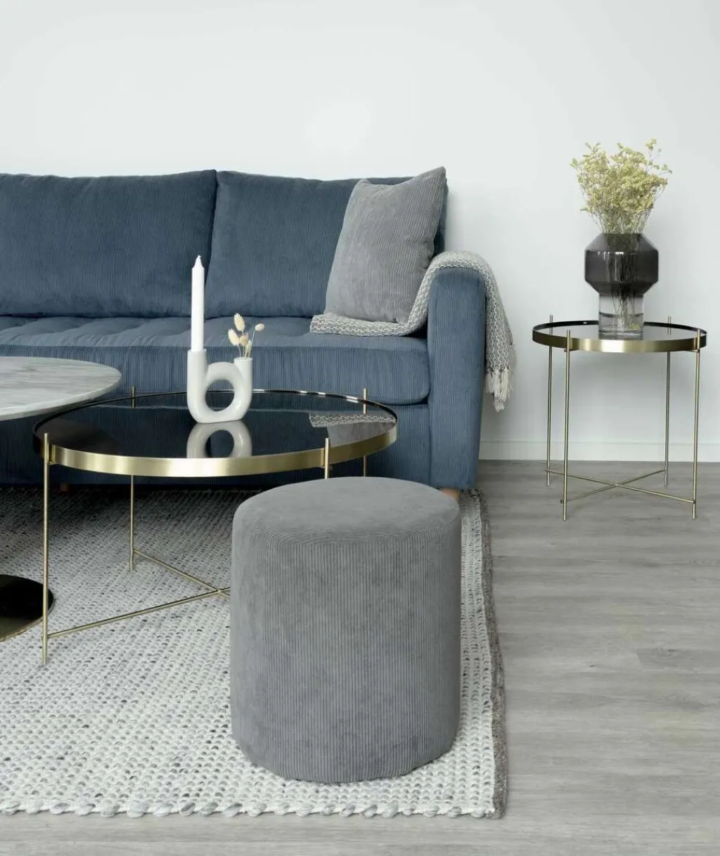 Outlet Venezia Sofabord Ø48 cm, Messing Borde