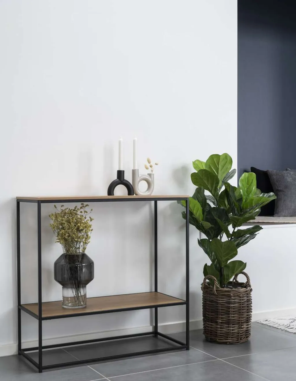 House Nordic Borde > Vita Konsolbord H80 cm, Natur