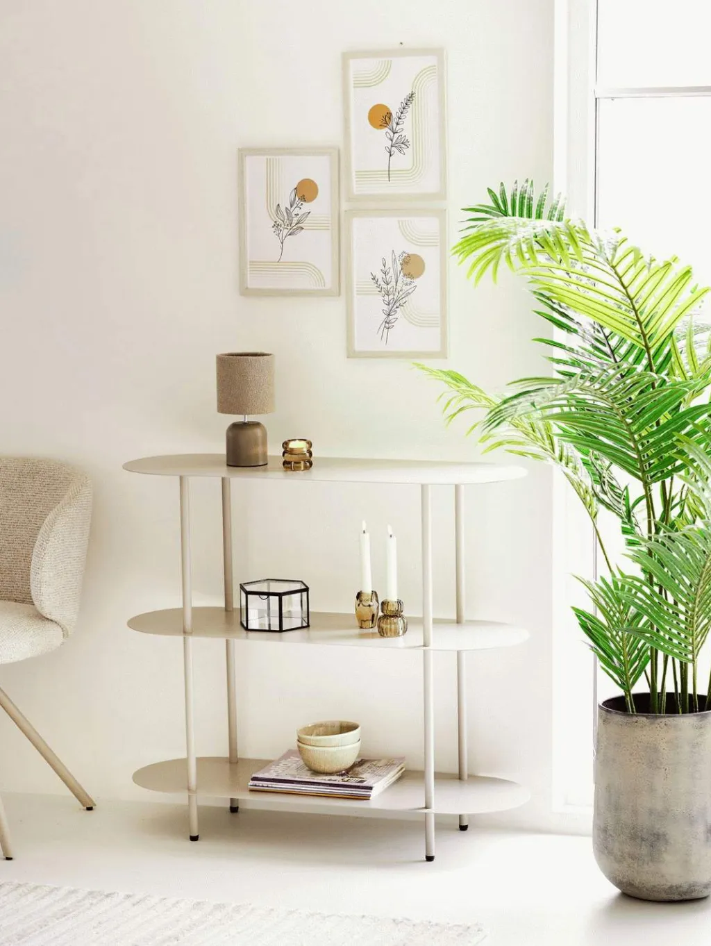 Hou Krukke 2 stk, Antik Beige Urtepotter Og Krukker