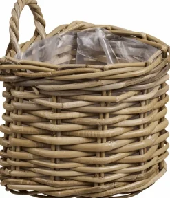 New House Nordic Keli Væghængt Kurv H27 cm, Rattan