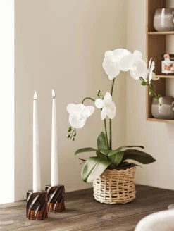 Best House Nordic Lysestage H7,5 cm, Smoked Brun
