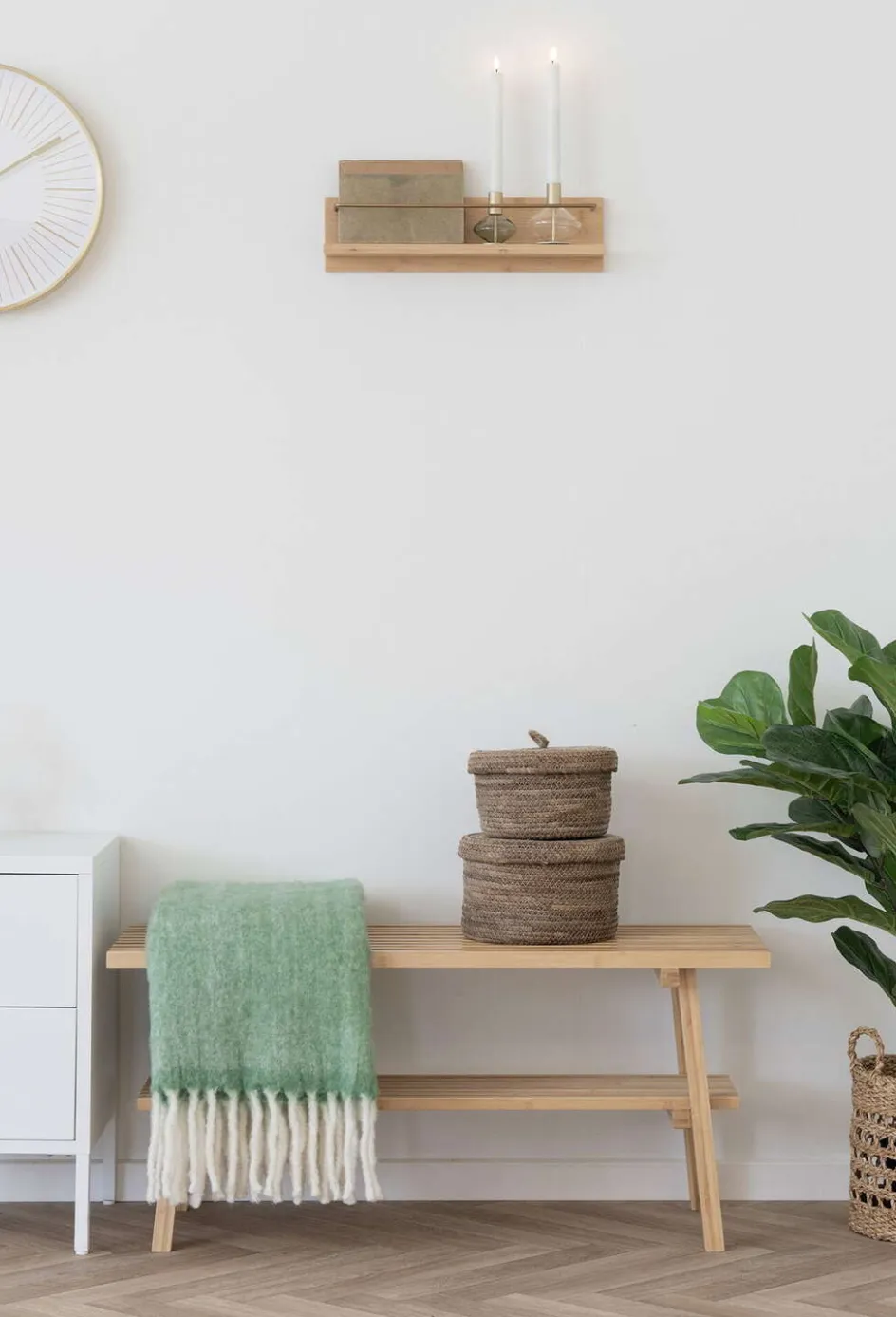 Clearance House Nordic Lysestage 2 stk, Guld