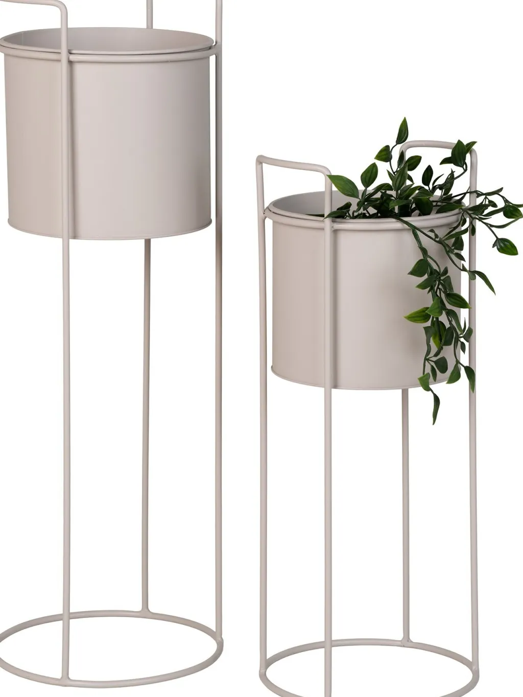 New Rabo Blomsterstander 2 stk, Sand Stue|Urtepotter Og Krukker