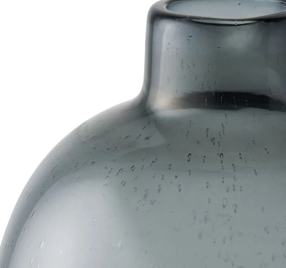 House Nordic Vase H, Sort