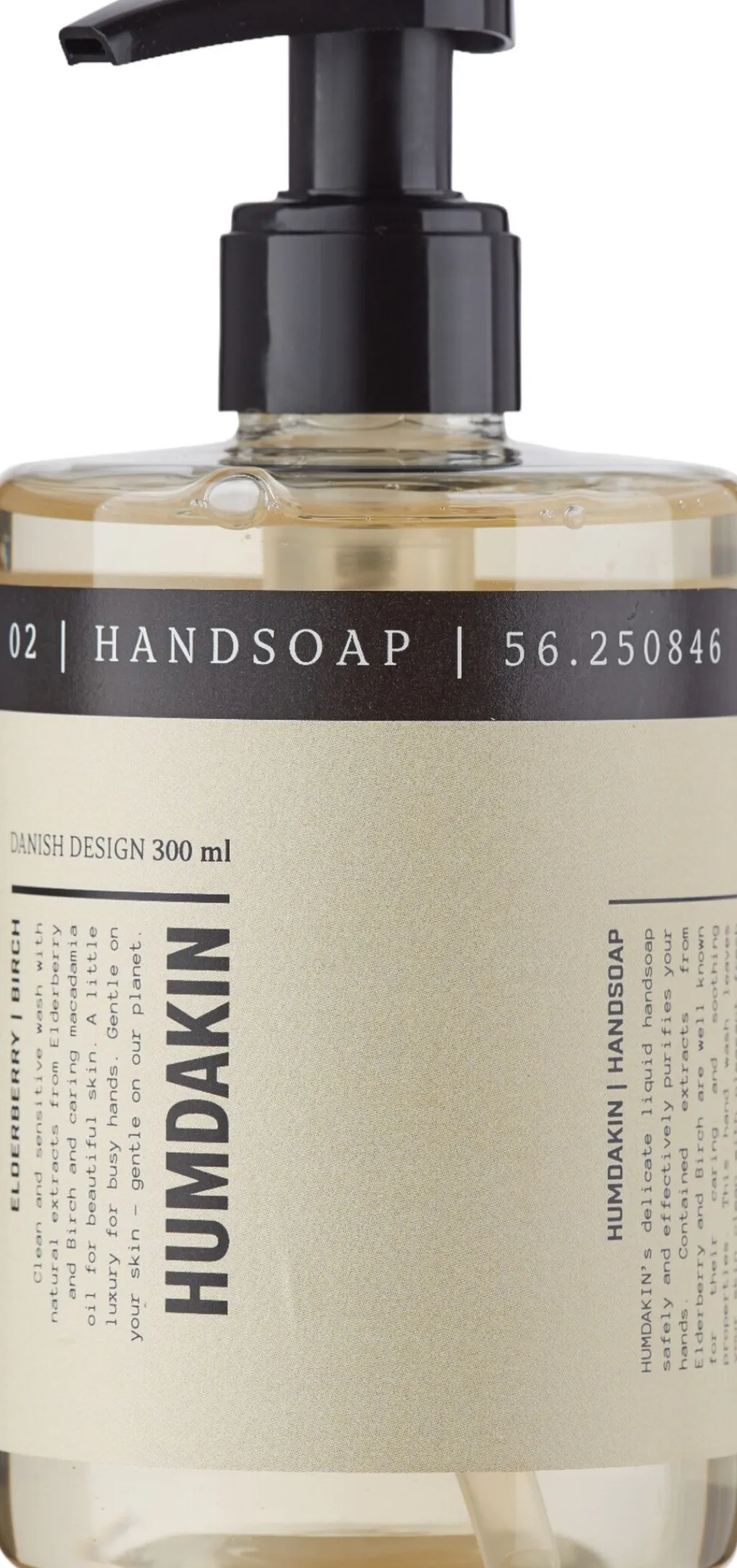 Humdakin Håndsæbe Og Håndcreme > Håndsæbe 02 300 ml, Hyldebær & Birk