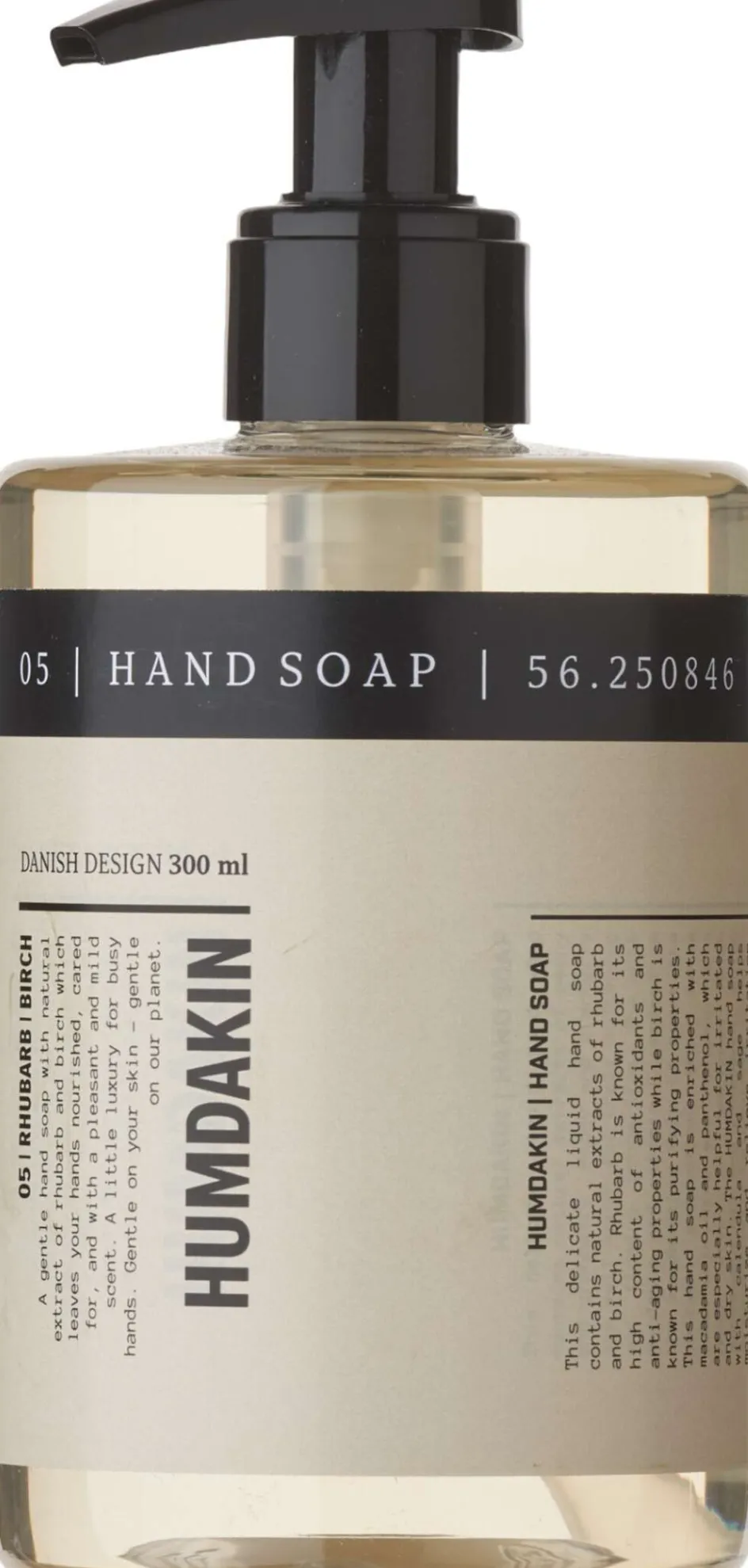 Discount Humdakin Håndsæbe 05 300 ml, Rabarber & Birk
