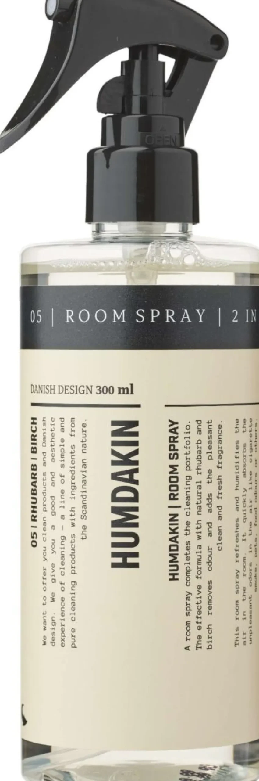 Humdakin Room Spray 05 2-i-1 300 ml, Rabarber & Birk