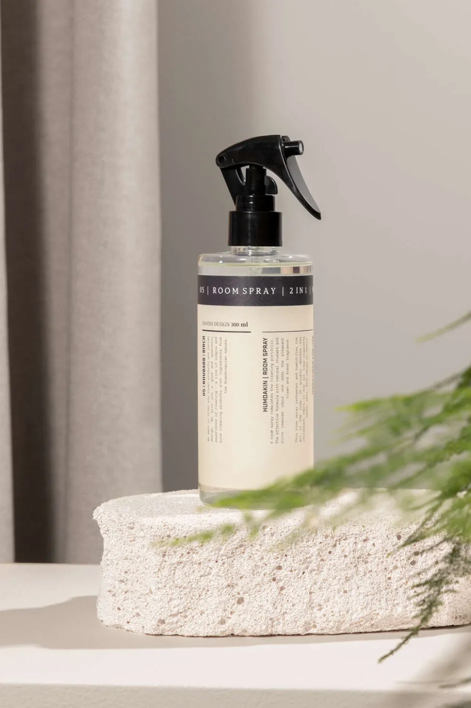 Humdakin Room Spray 05 2-i-1 300 ml, Rabarber & Birk