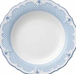 Sale Hutschenreuther Baronesse Estelle Suppetallerken 23,5 cm, Lyseblå