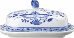 Hutschenreuther Skåle > Blau Zwiebelmuster Smørboks 18,6 cm, Blå
