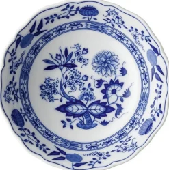 Hutschenreuther Blau Zwiebelmuster Skål , Blå