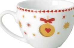 Hutschenreuther Espressokopper|Juleglas Og Krus > Christmas Love Espressokop , Hvid