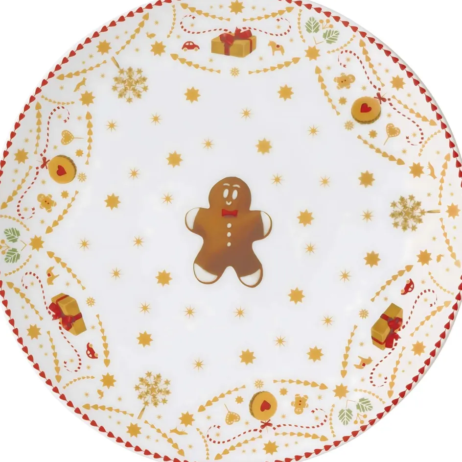 Hutschenreuther Christmas Love Fad på Fod , Hvid