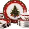 Clearance Hutschenreuther Happy Wintertime Kaffesæt 18 Dele, Hvid