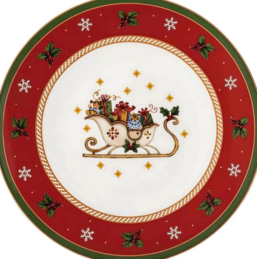Discount Happy Wintertime Serveringsfad , Fade