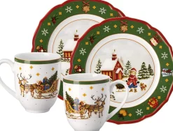 Hutschenreuther Serveringsbestik > Happy Wintertime Servicesæt 4 Dele,