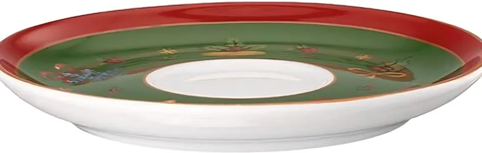 Best Hutschenreuther Happy Wintertime Espressounderkop ?12,1 cm, Hvid