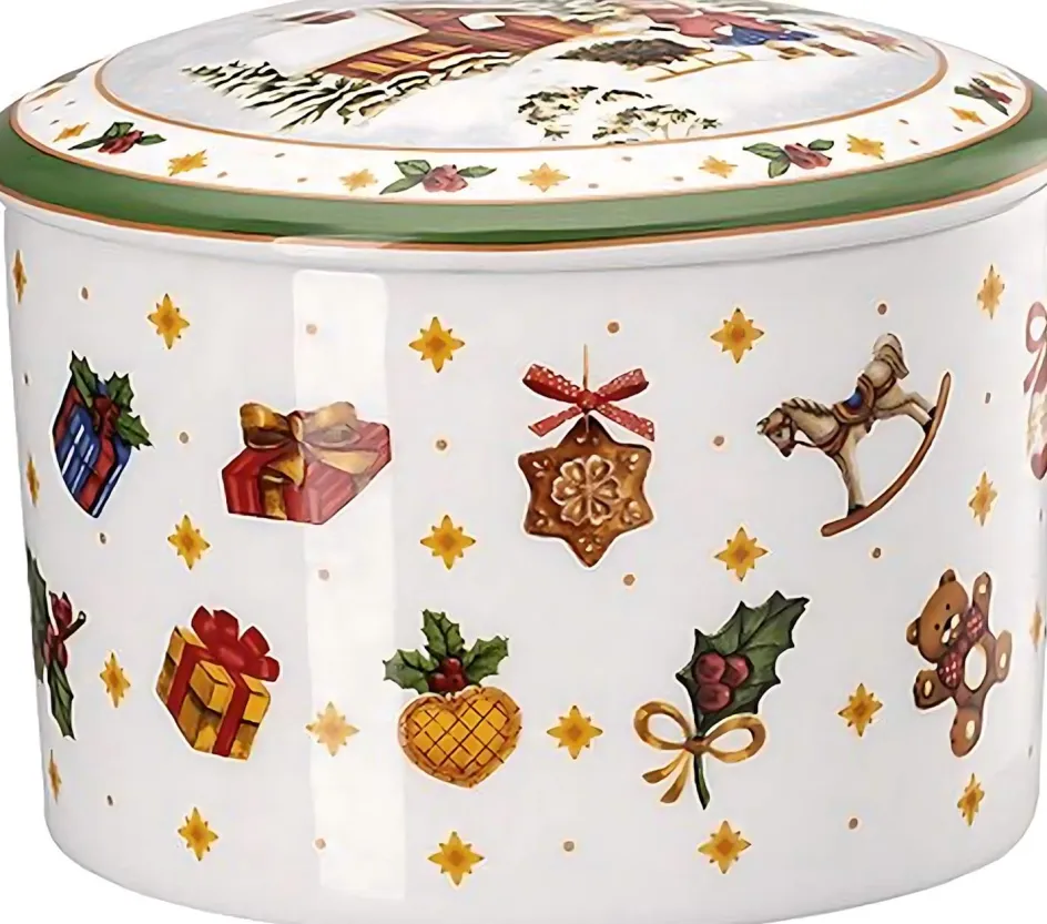 New Hutschenreuther Happy Wintertime Opbevaringskrukke H, Hvid