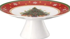 Hutschenreuther Fade > Happy Wintertime Fad på Fod , Hvid