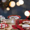 Sale Happy Wintertime Kop m. Underkop 43 cl, Hvid Juleglas Og Krus|Kopper