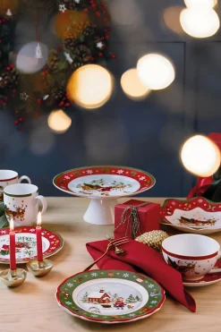 Sale Happy Wintertime Kop m. Underkop 43 cl, Hvid Juleglas Og Krus|Kopper