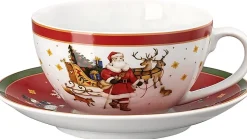 Sale Happy Wintertime Kop m. Underkop 43 cl, Hvid Juleglas Og Krus|Kopper